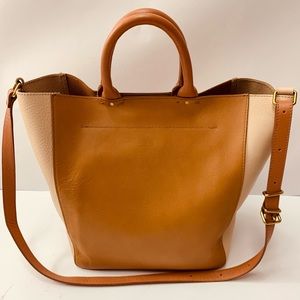 Madewell The Sydney Tote Handbag two-Toned AL163
